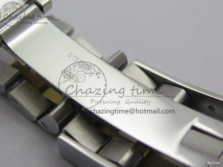 MiroTime 0519 DateJust 41 SS YG 126333 Fluted Bezel DJF Best Edition 904L Steel Gray Dial Green Roman Markers on Jubilee Bracelet A Seasonal 3194